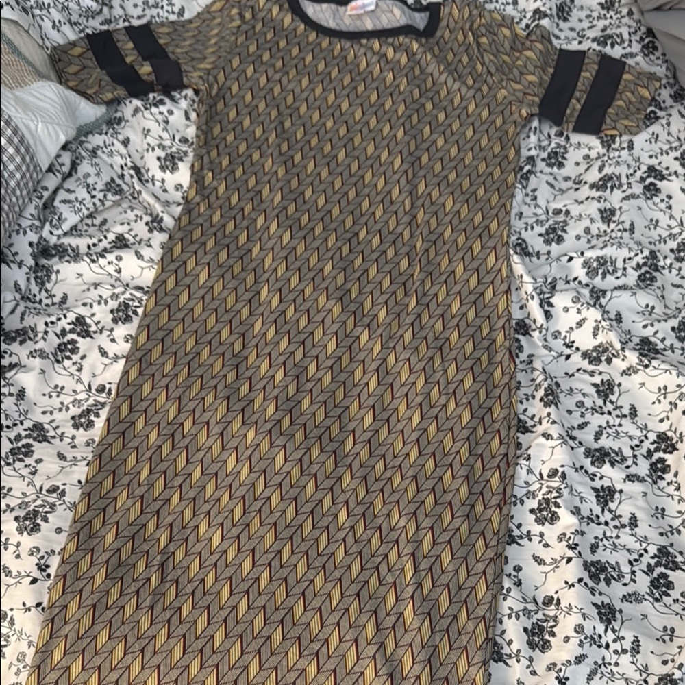 LuLaRoe Multicolor Geometric Dress